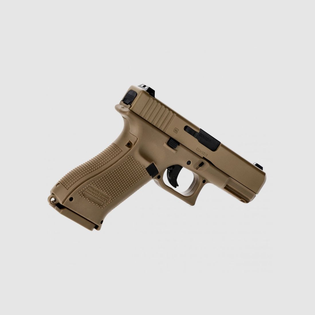 PISTOLET WIATRÓWKA GLOCK KAL.19X 4,5 mm COYOTE BB CO2, zdjęcie 7 z 8