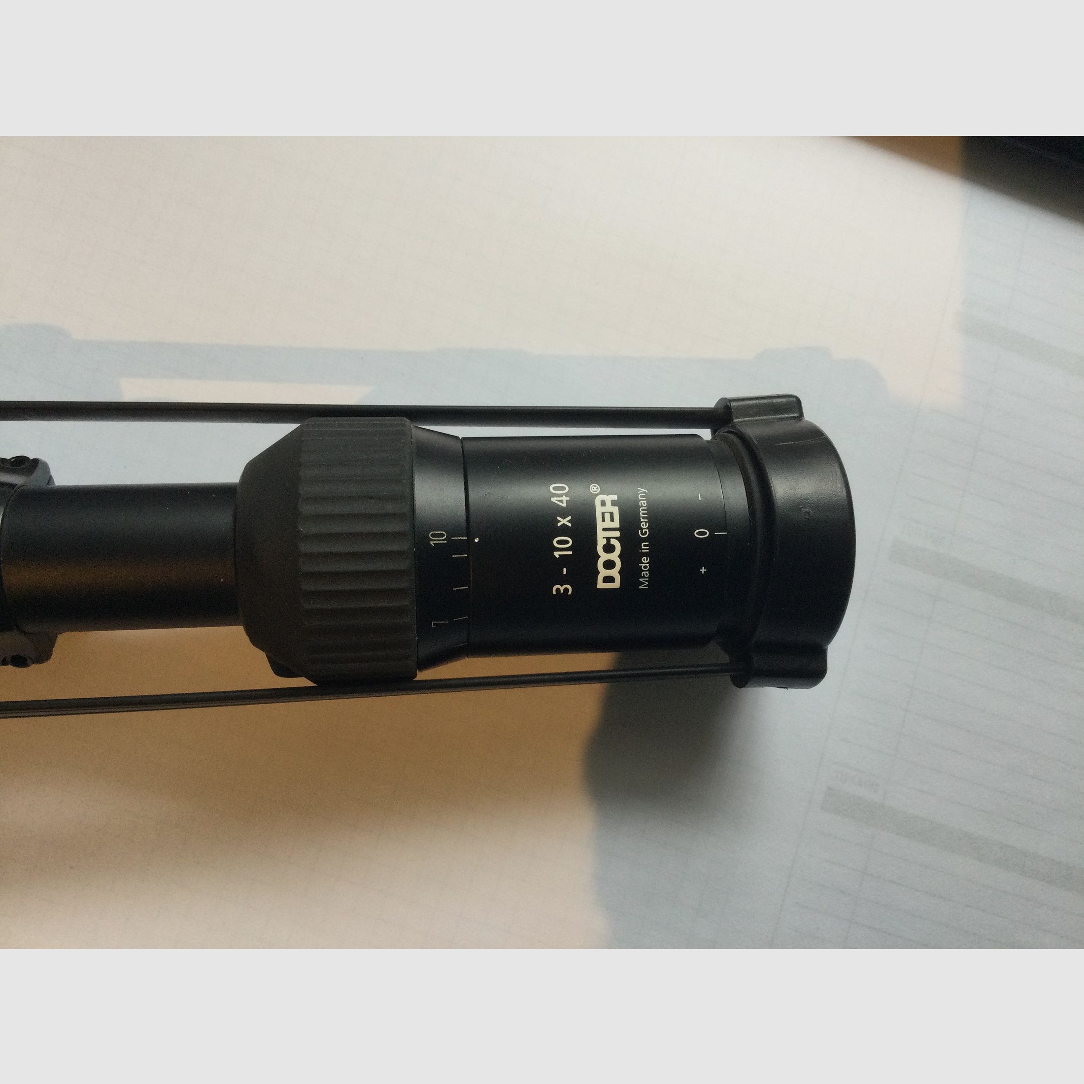 Zielfernrohr, Docter, Gebraucht aus Nachlass. 3-10x40