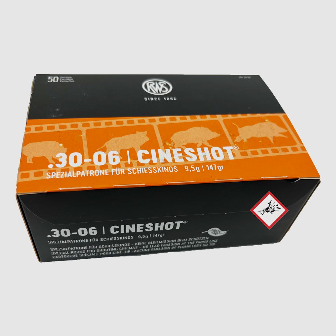 RWS Cineshot cartridge .30-06 147grs