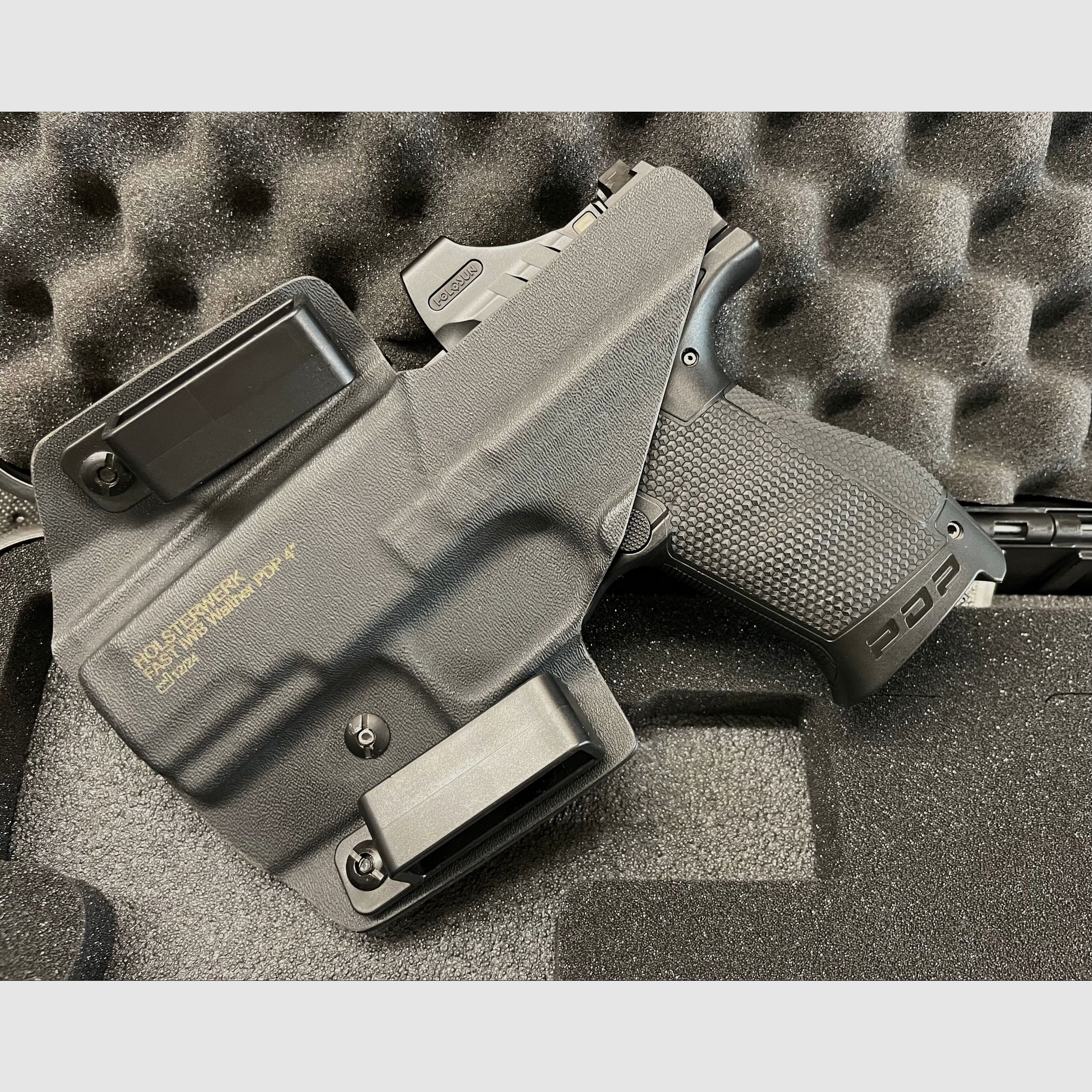 Walther PDP Compact mit Holosun SCS-PDP-GR Red Dot neuwertig