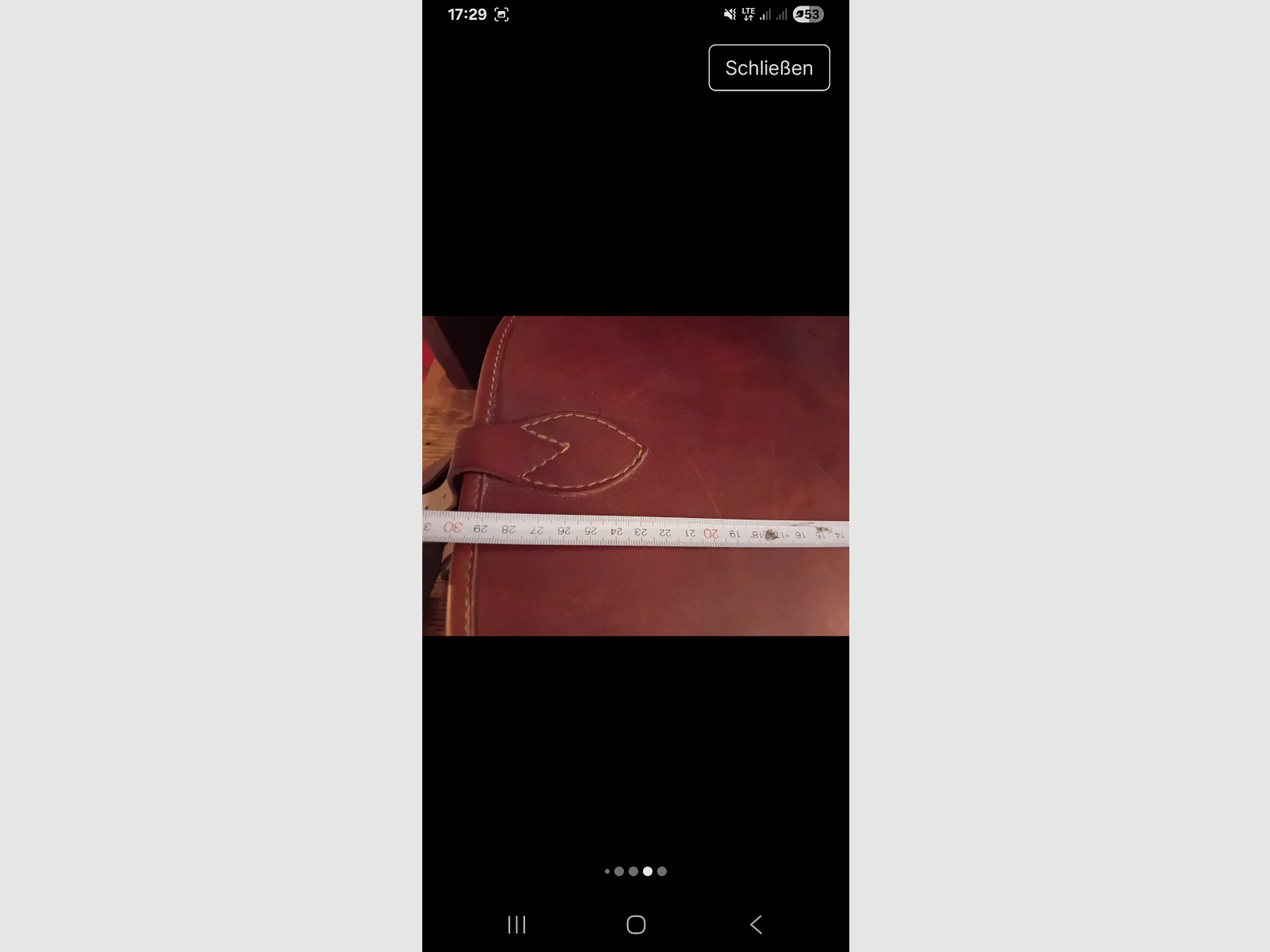 Echtleder Jagdtasche Unikat