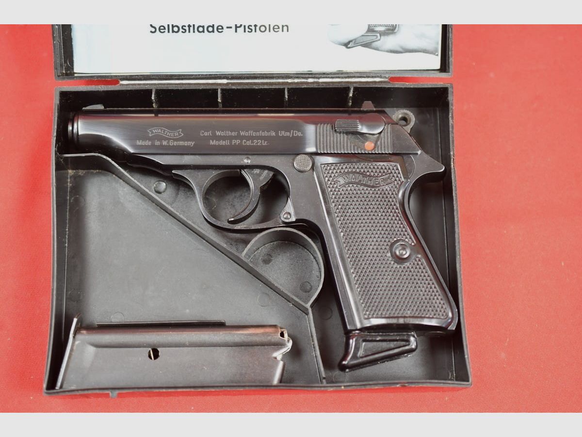 #7533 Pistola WALTHER PP, año 1972, cal. .22 LR, imagen 3 de 27