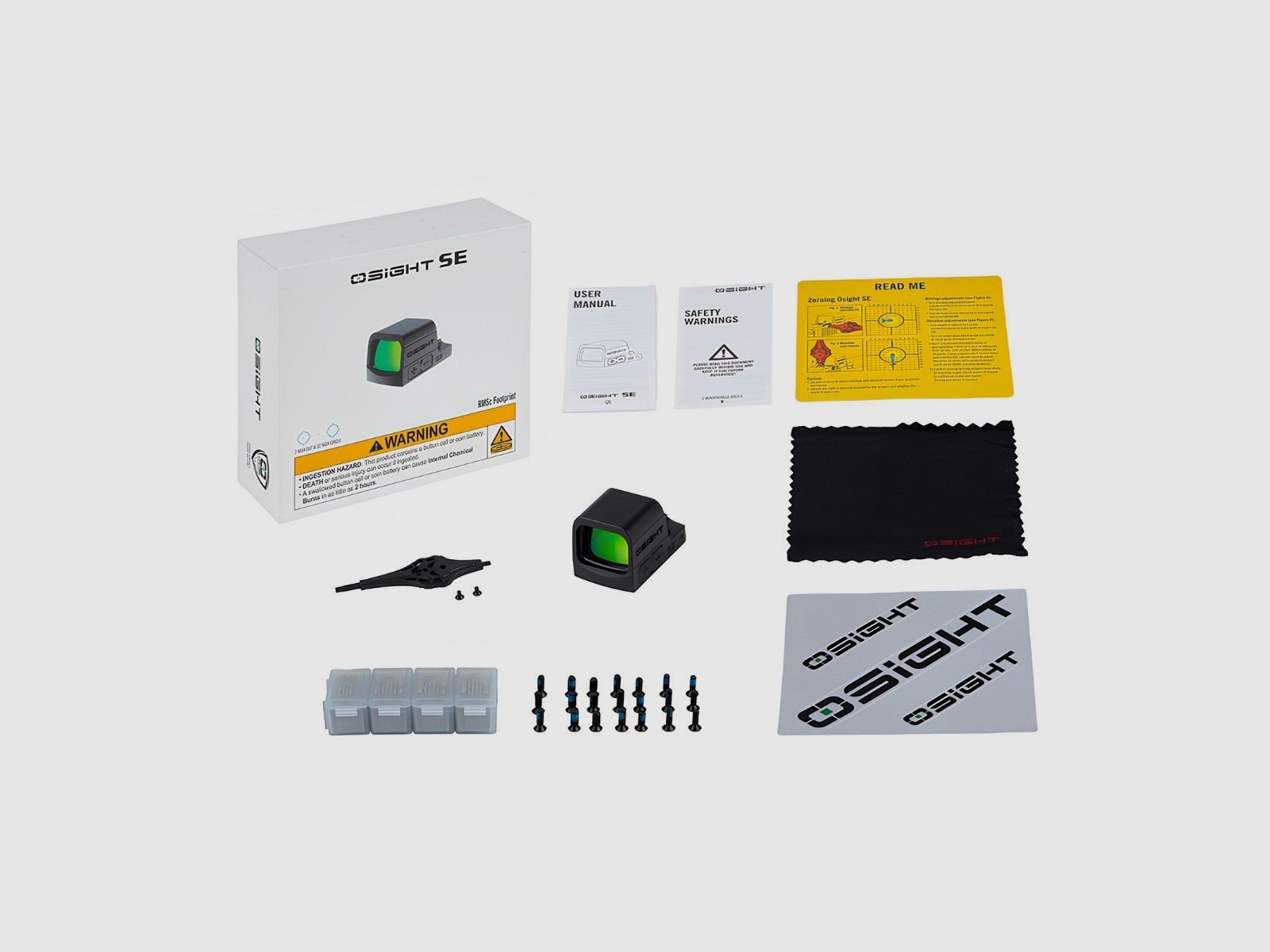 Olight – Osight SE Green-Black mirino a punto rosso – punto da 2 MOA e cerchio da 32 MOA – Osight SE Green-Black, immagine 25 di 25
