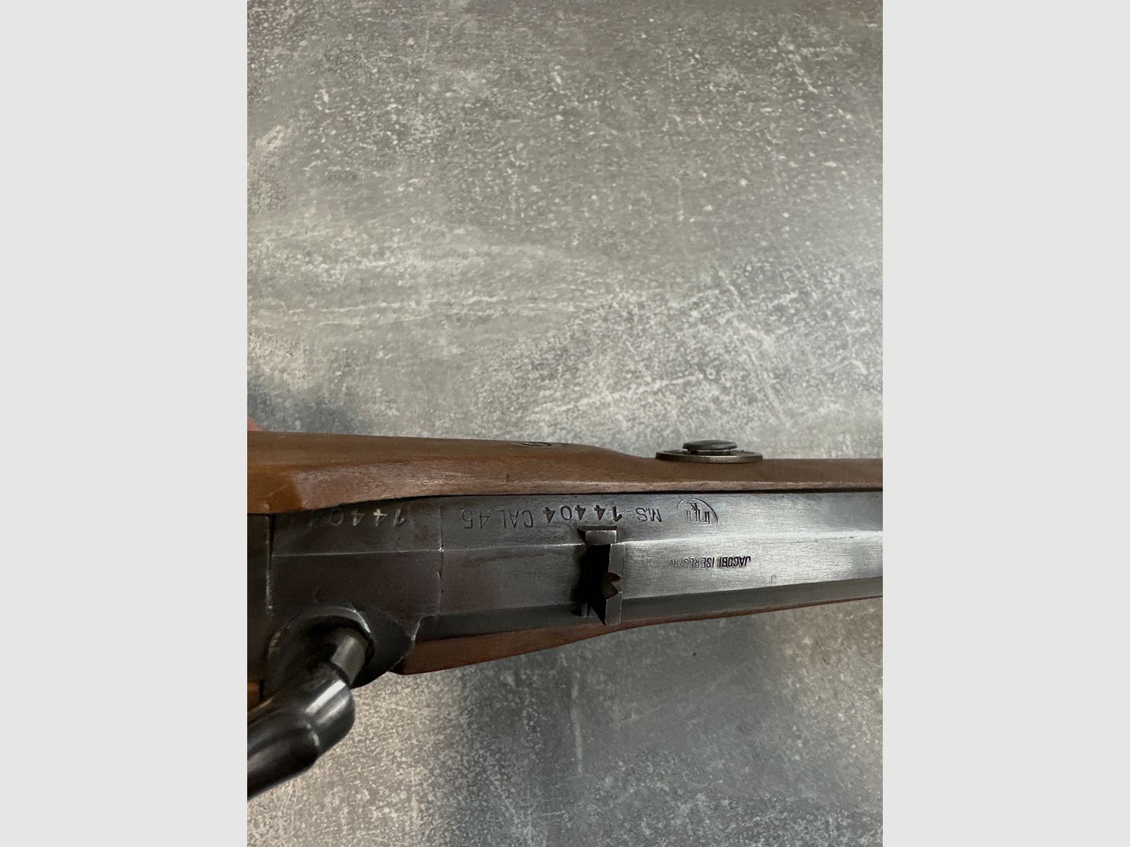 Jacobi Iserlohn Cal. 45 percussion pistol muzzleloader pistol percussion Jakobi cal. 45