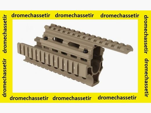 Garde main a 4 Rails picatinny pour AK47, couleur TAN