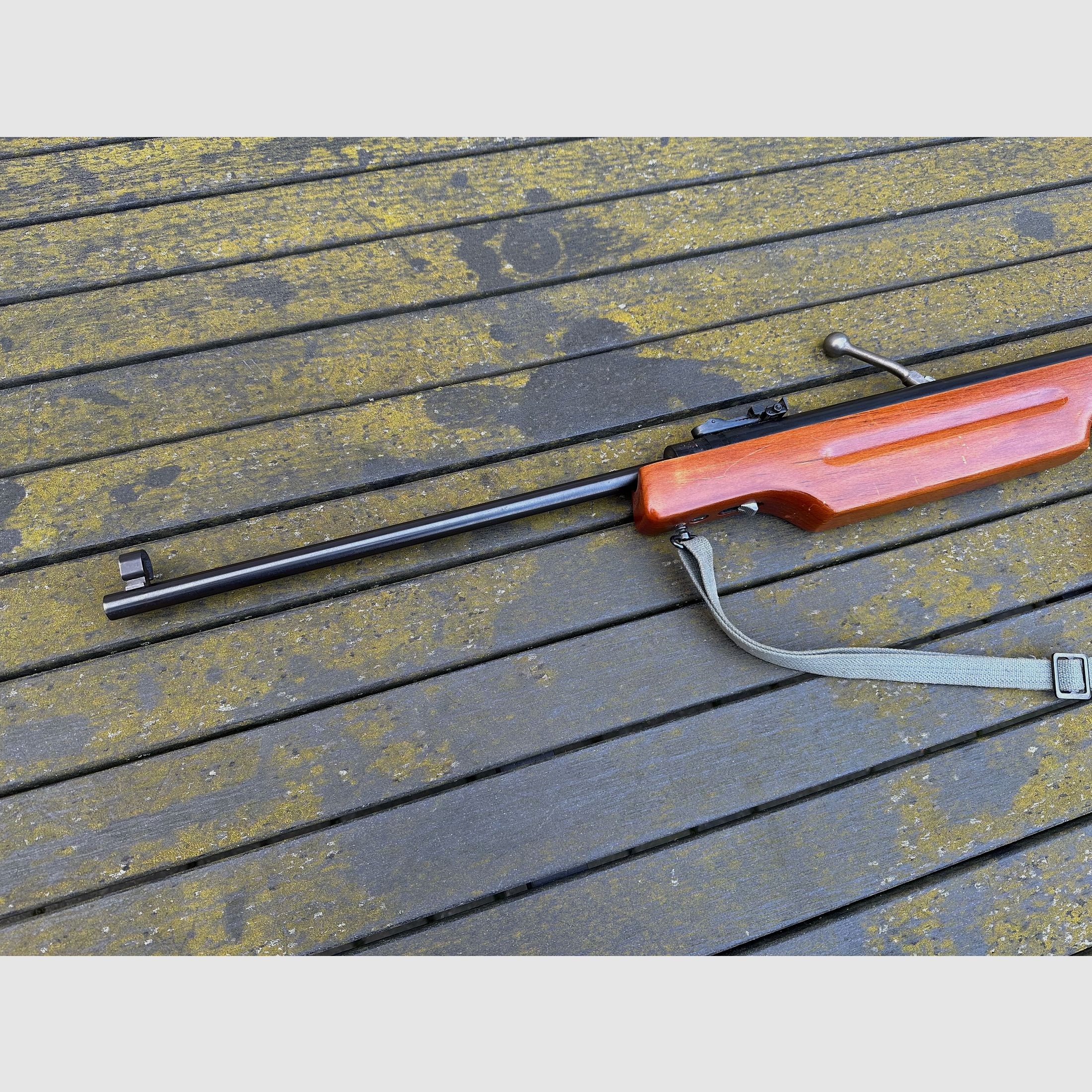 Luftgewehr DDR Haenel Suhl Modell 310 mit Sportschaft