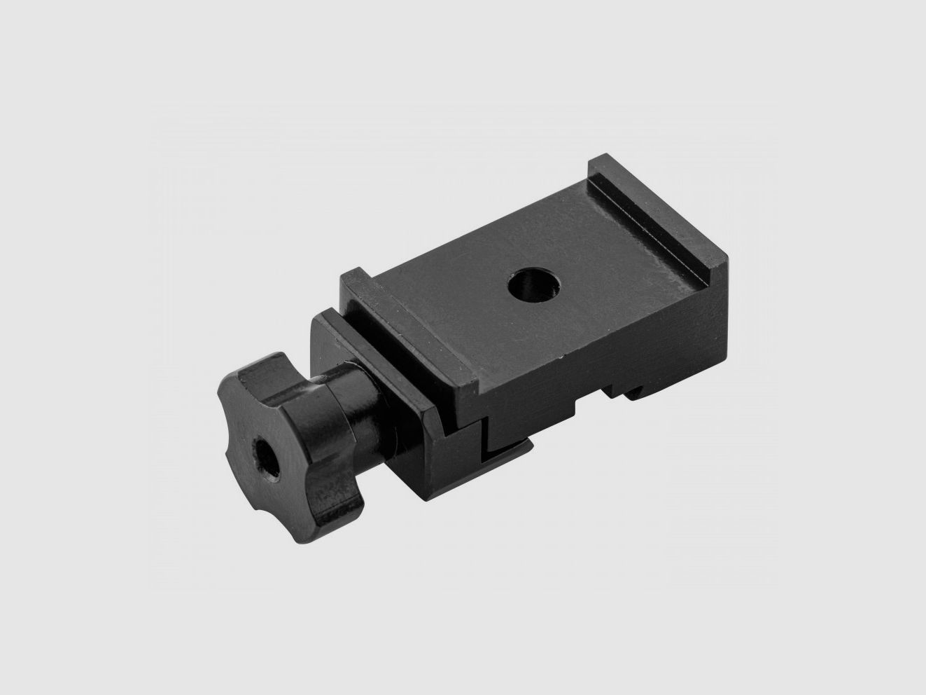 Aluminium monobloc voet met 11mm rail voor compensator., afbeelding 4 van 5