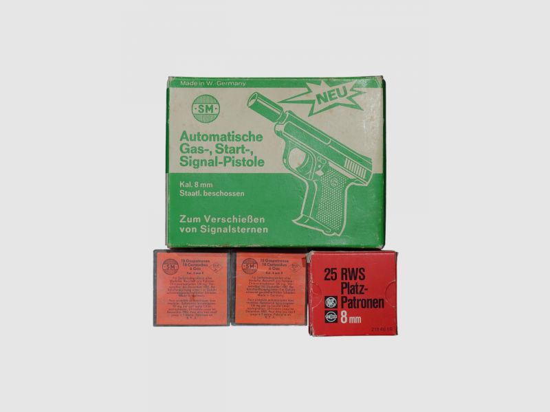 Rhöner Sportwaffen GMBH 8mm SM Mod 15 mit 7er Magazin Schreckschuss Pistole