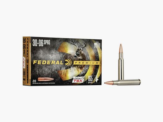 30-06 Springfield Federal 165 gr Barnes TSX VE20