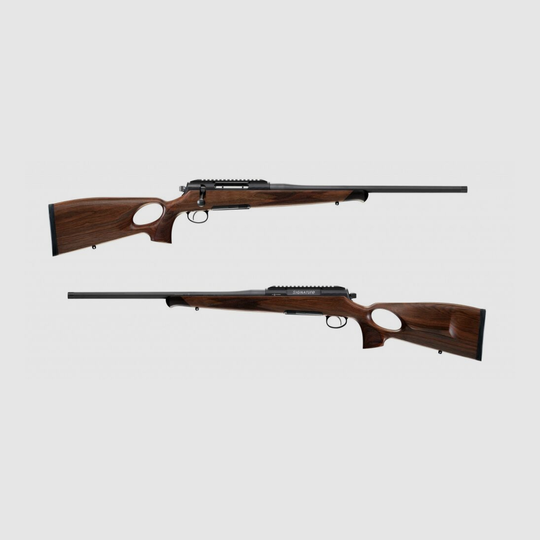 Rössler Signature Lusso Lochschaft, con Zeiss Conquest V4 3-12x56