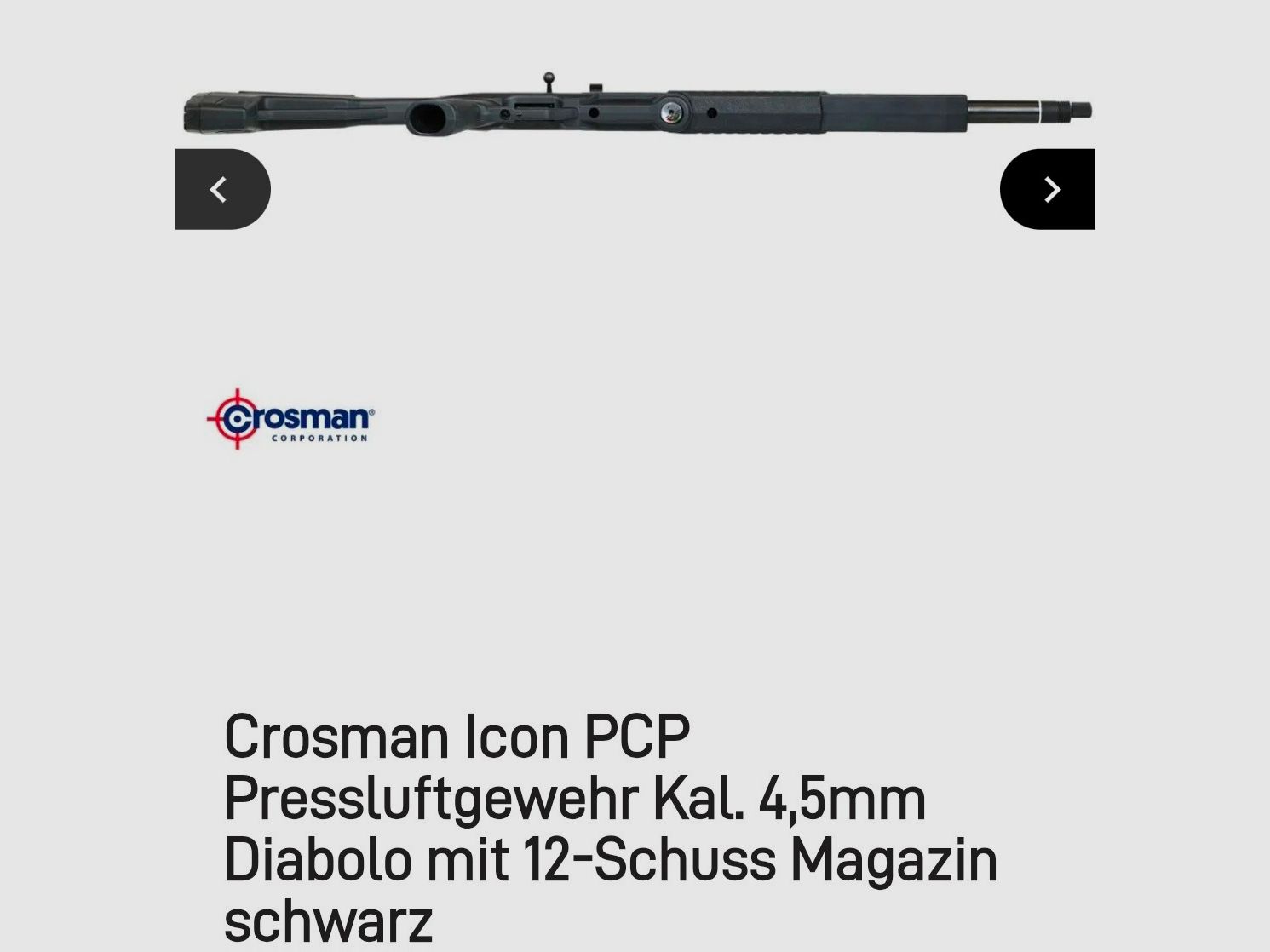 Crosman Icon PCP (4,5mm Diabolo ) NEU !