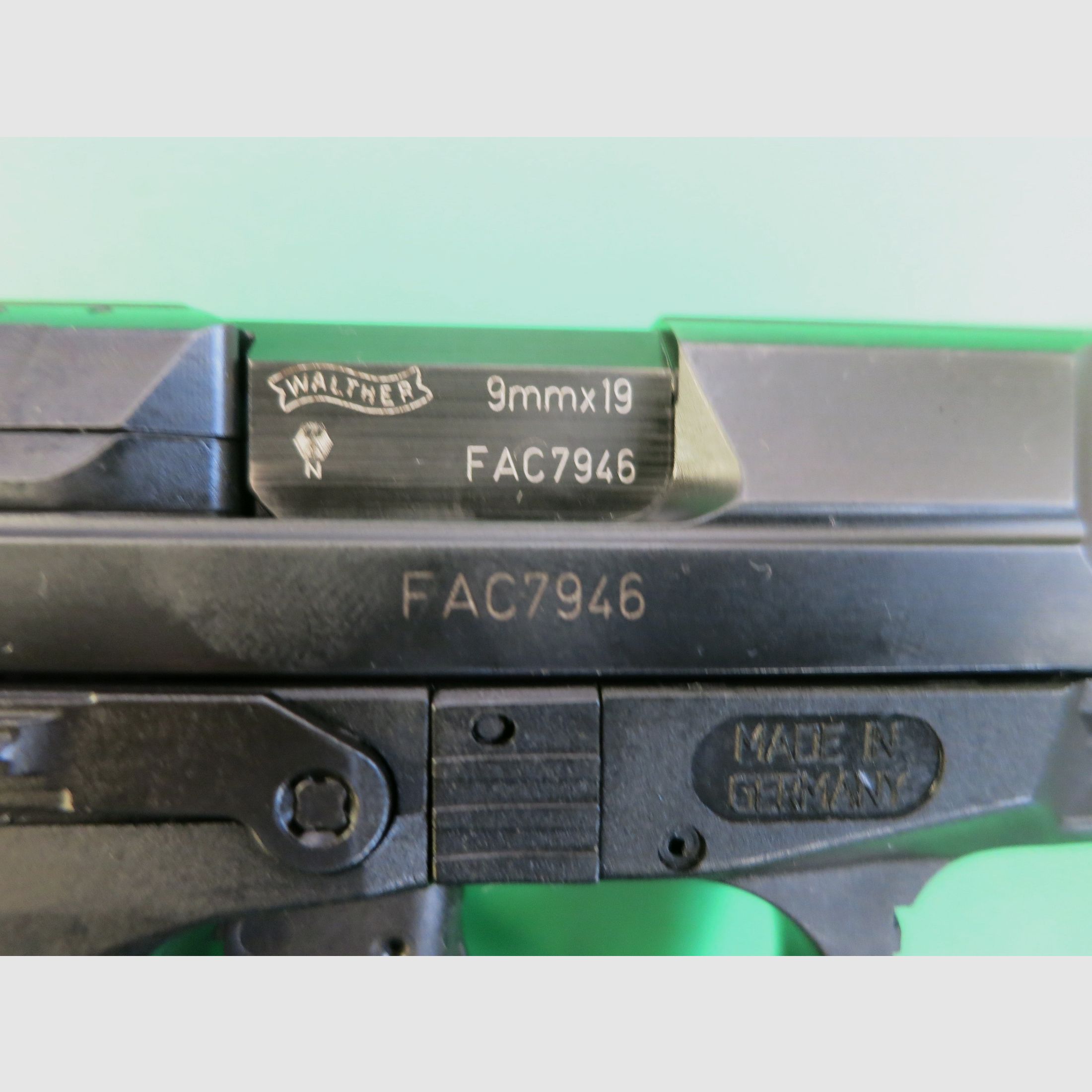 „Polizeipistole“ Walther P99, 9 mm Luger, Komplett-Set Bayern Polizei BYP, James Bond       #26