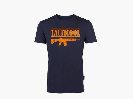OBRAMO Tacticool T-Shirt Slim Navy Blau M
