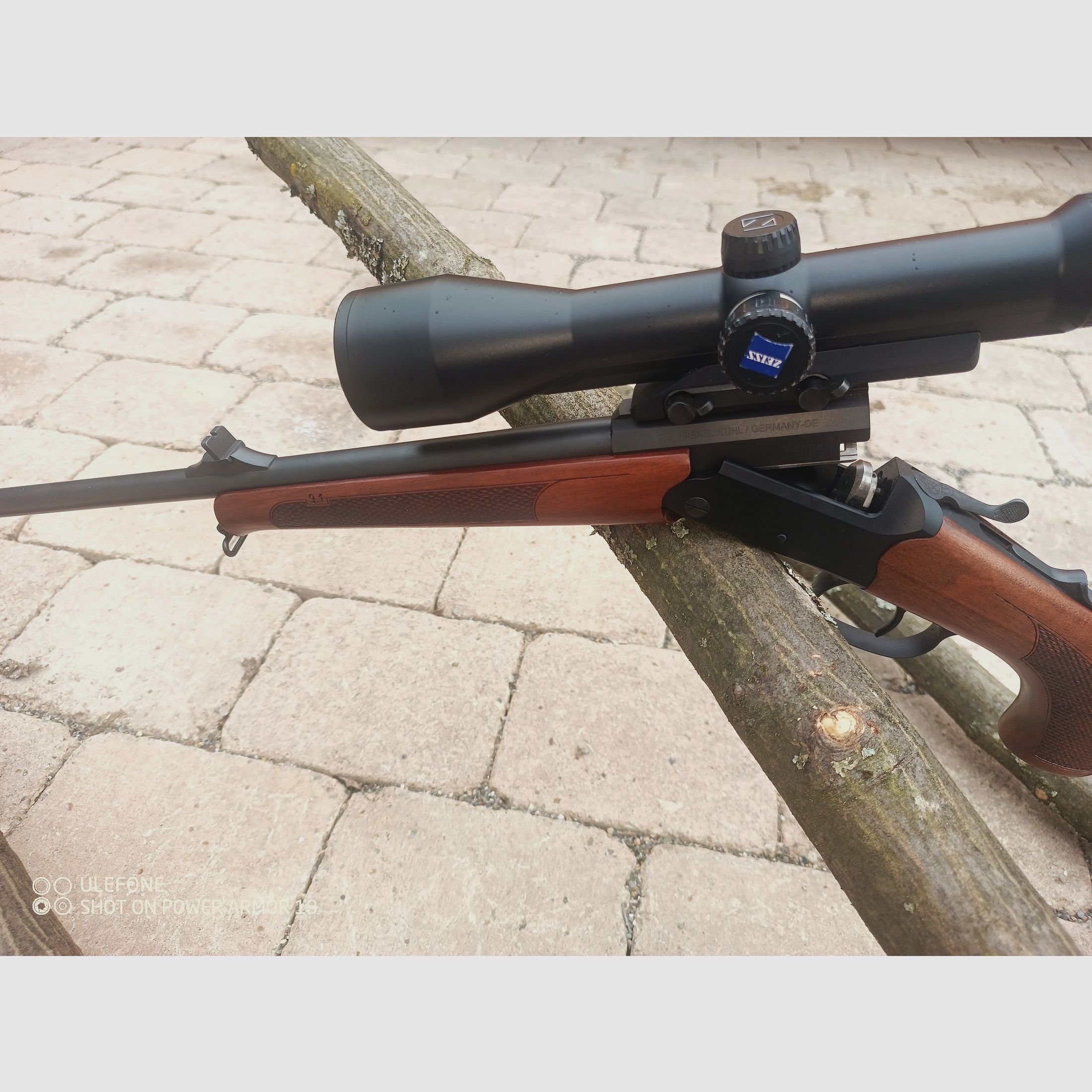 Haenel Kipplaufbüchse Jäger 9.1 inklusive Montage für Zeiss Schiene im Bestzustand 