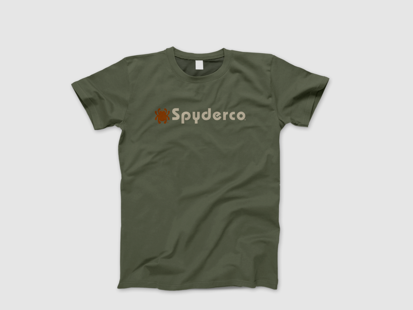 Official Spyderco T-shirt green (M), image 1 of 2