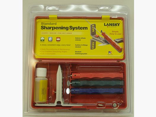 Lansky Schärfset - mit 3 Abziehsteinen