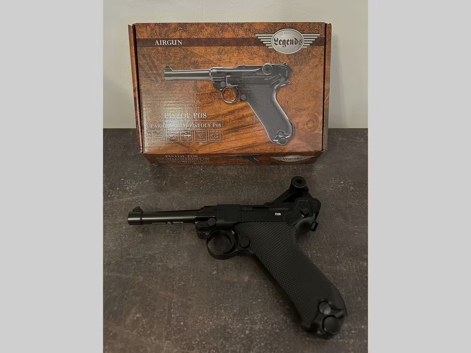 Luger P08 CO2 Blowback