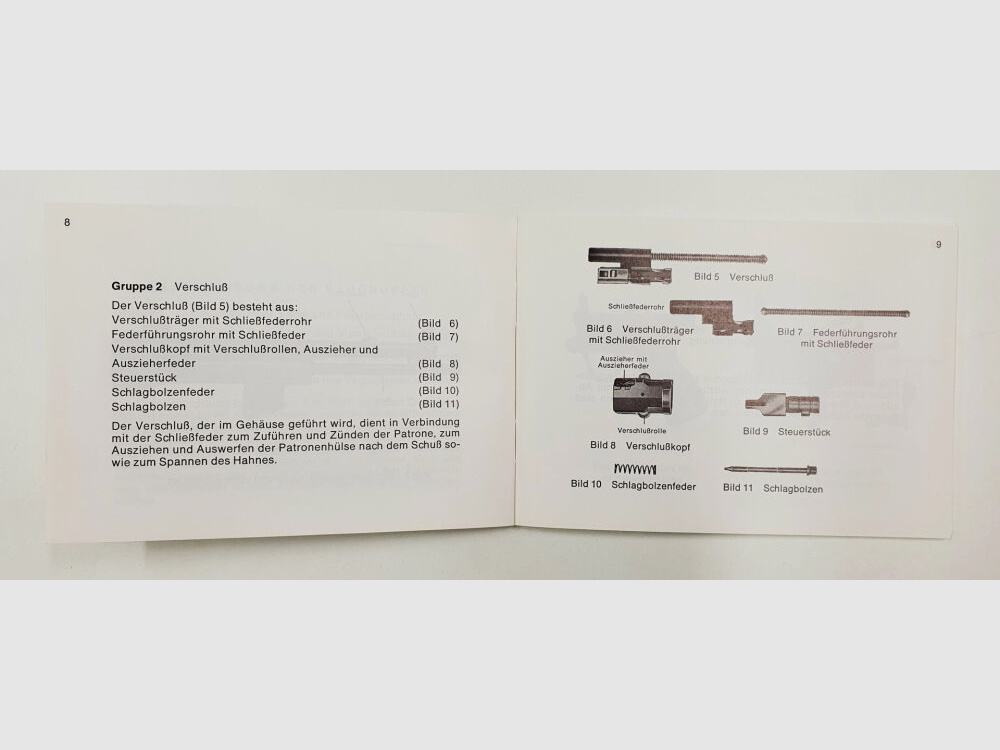 Heckler & Koch Handbuch Heckler und Koch ZOLL HK MP5Z MP5KZ MP5KA1Z MP5SDZ