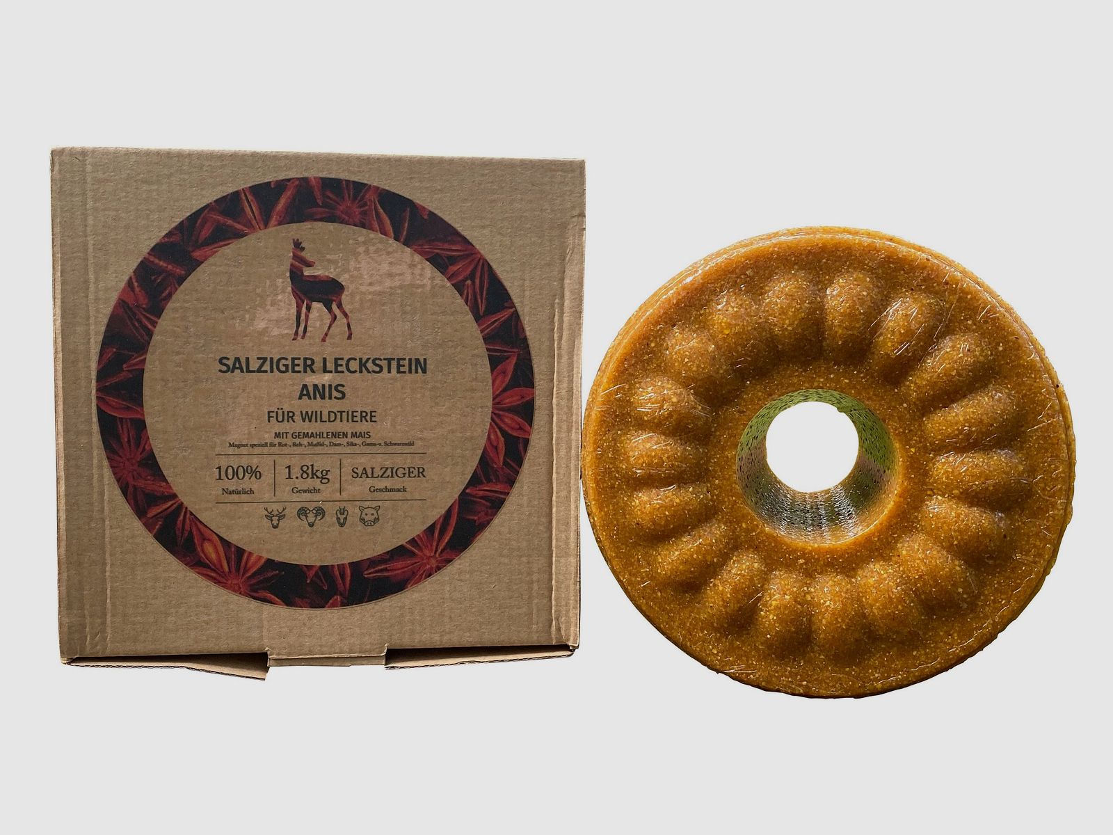 Specjalny lizak dla dzikiej zwierzyny z anyżem