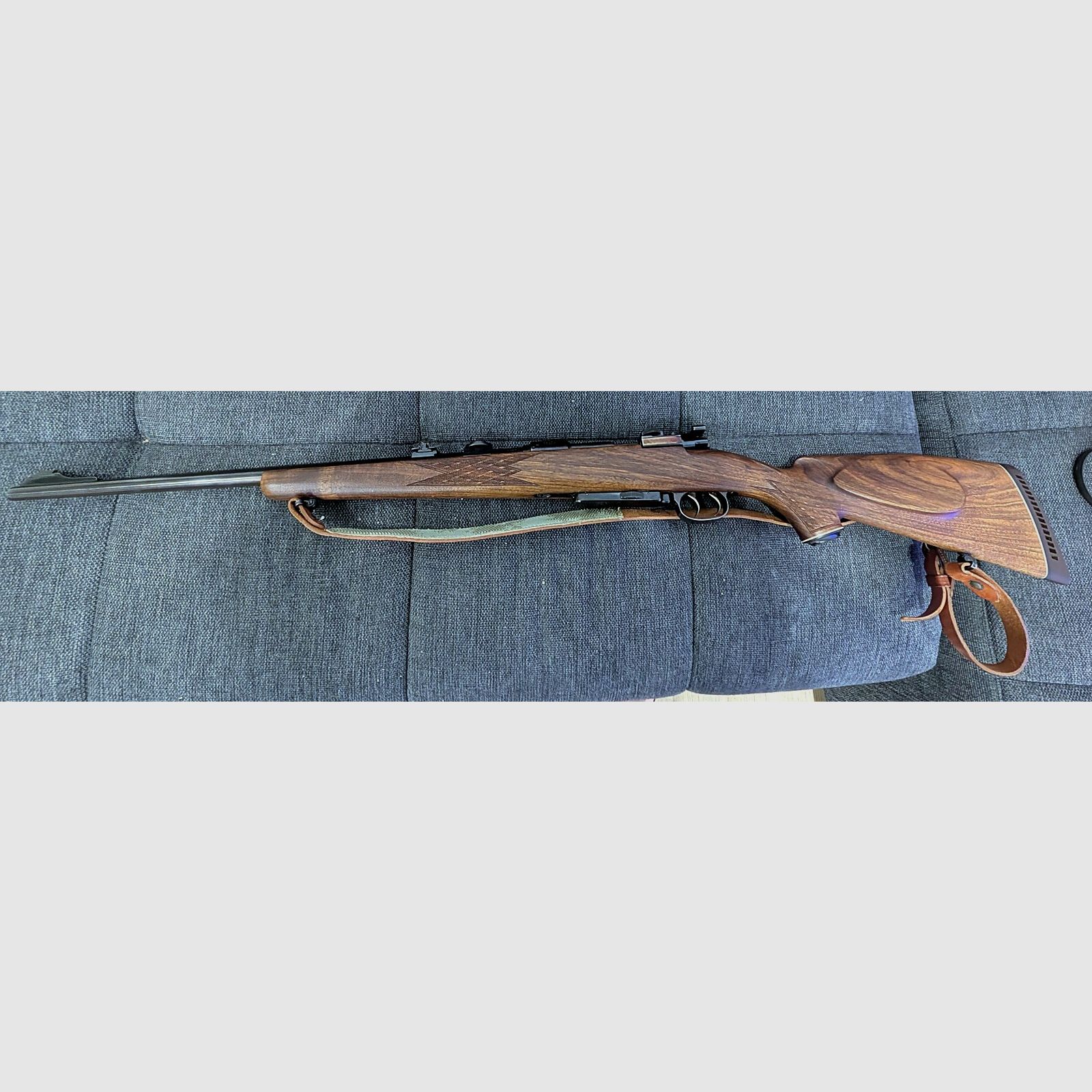 Heym Mauser 98 – kal. 8x57 IS – Deutscher Stecher – z lunetą celowniczą Zeiss Diatal-Z 8x56 T* na montażu Suhler Einhakmontage, zdjęcie 1 z 8