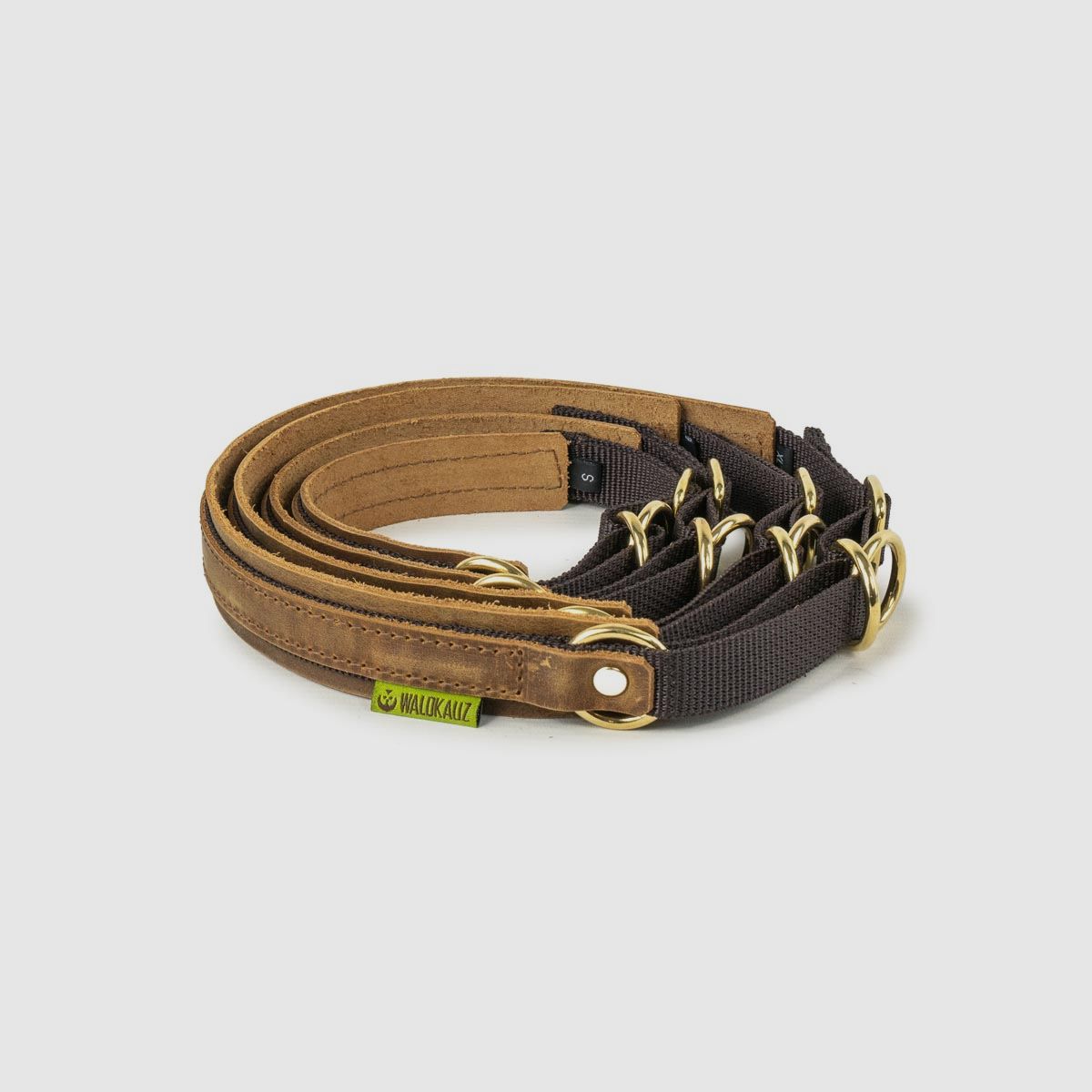 Leash Stop Collar "Bremso", Brown