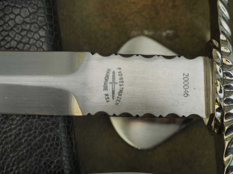 Coltello da caccia, su misura, con nicker e scatola, attrezzatura da caccia, immagine 6 di 11