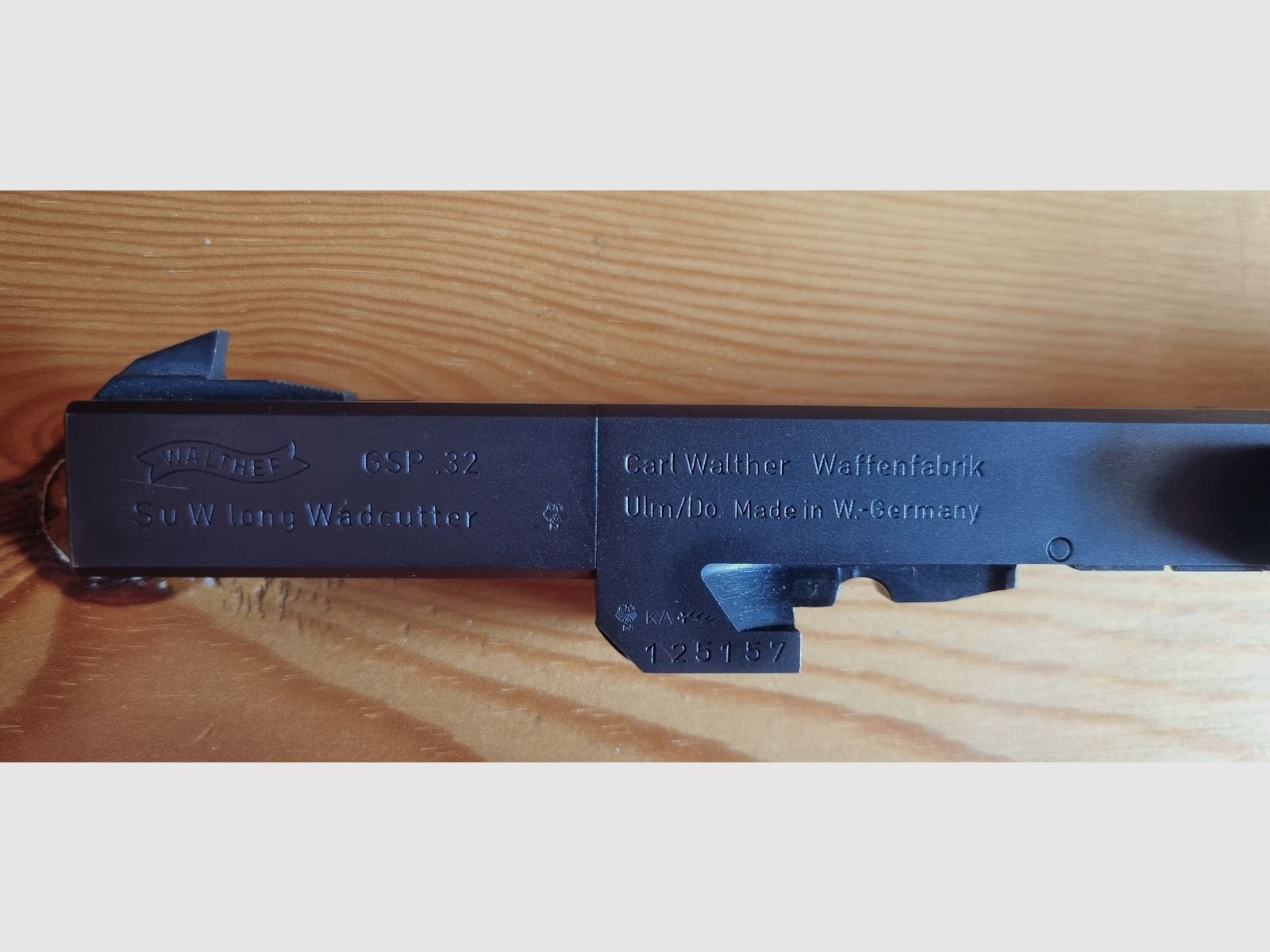 Walther GSP .32 S&W con sistema de cambio .22 Lr