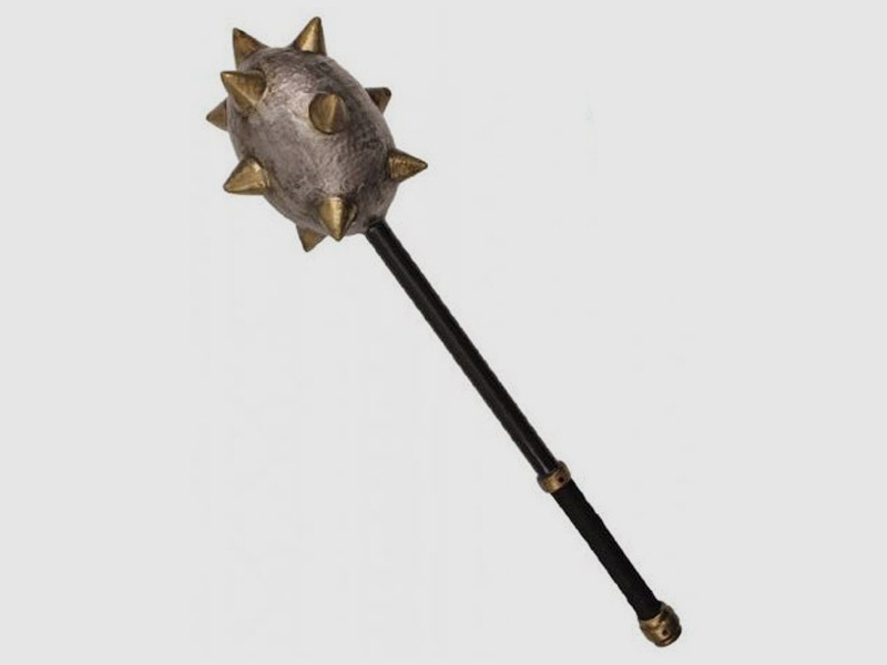 Dornen Keule LARP mit Fiberglaskernstab