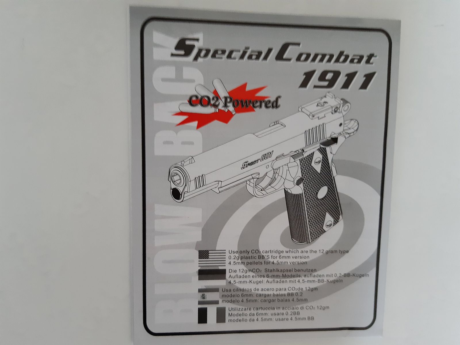Colt 1911 CO2 6,00 mm