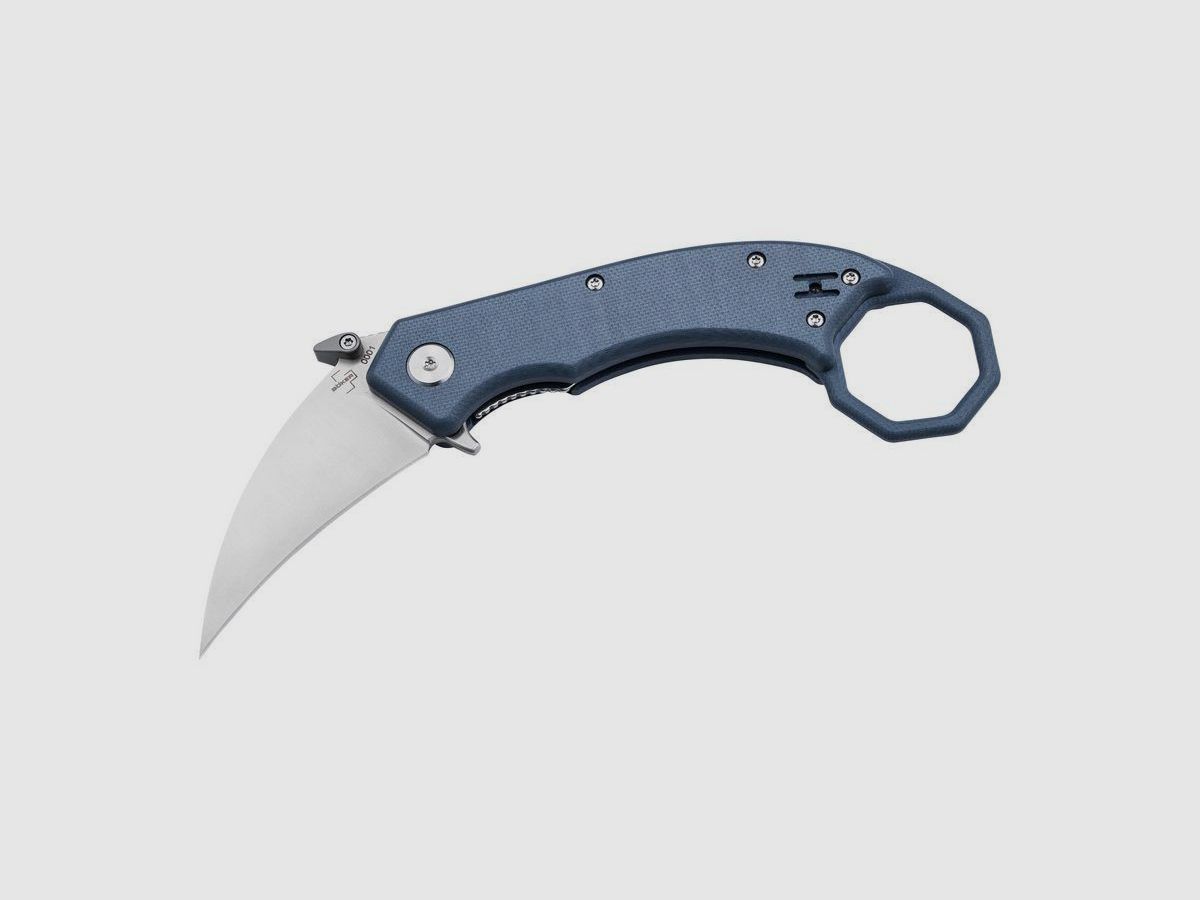 Böker Plus HEL Karambit Blau/Grau Taschenmesser, Bild 2 von 6