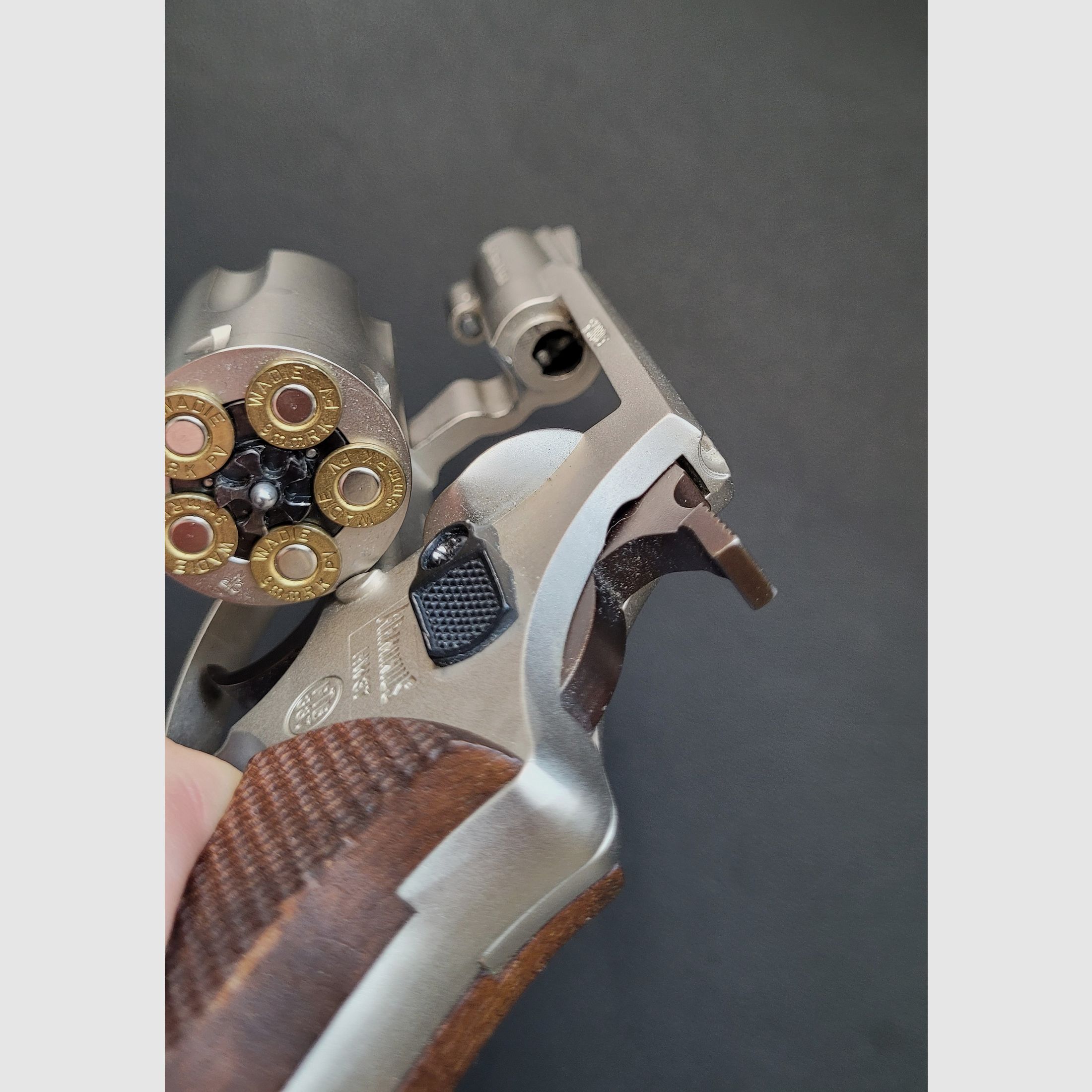🛡️ Weihrauch HW 37 Schreckschuss-Revolver – vernickelt, Holzgriff 🛡️