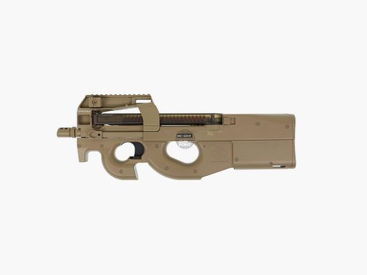 Softair - Pistolet-mitrailleur - Cybergun - FN P90 S-AEG terre sombre - à partir de 18 ans, plus de 0,5 Joule