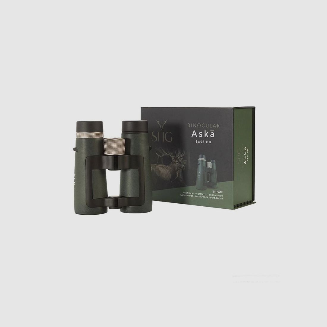 BINOCOLO STIG ASKA 8×42 HD, immagine 3 di 4