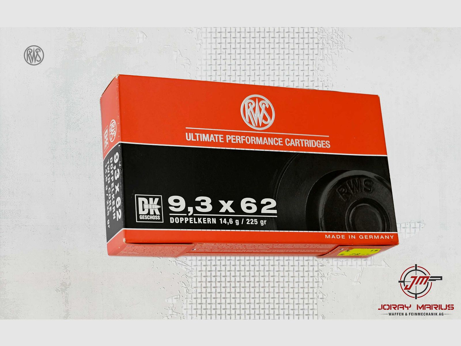 9.3×62 RWS 14.6g 225 gr DK