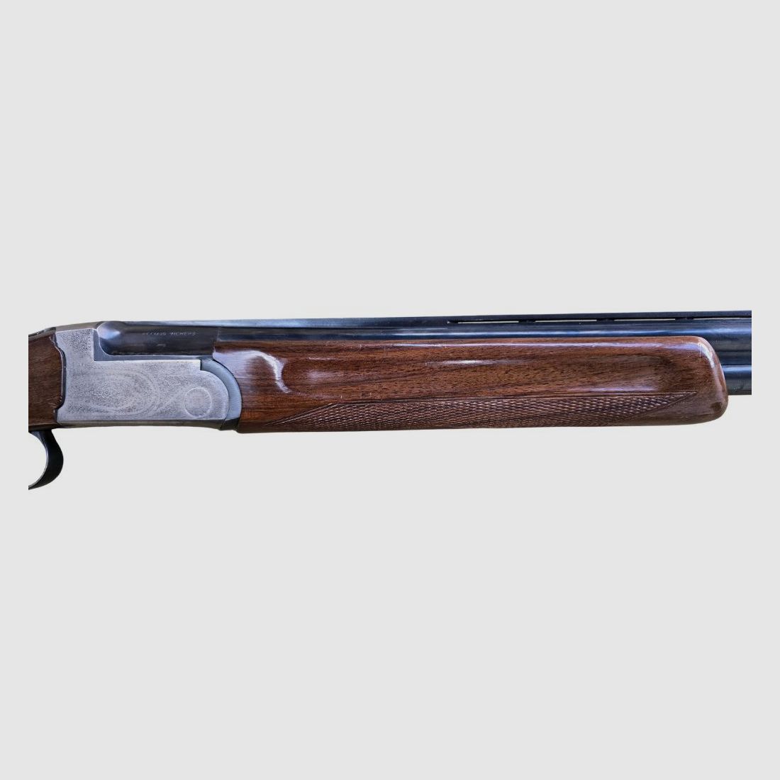 used FAUSTI over-and-under shotgun with single trigger and ejector, barrel length 71cm fixed choke 1/1-3/4, condition Good, image 5 of 7