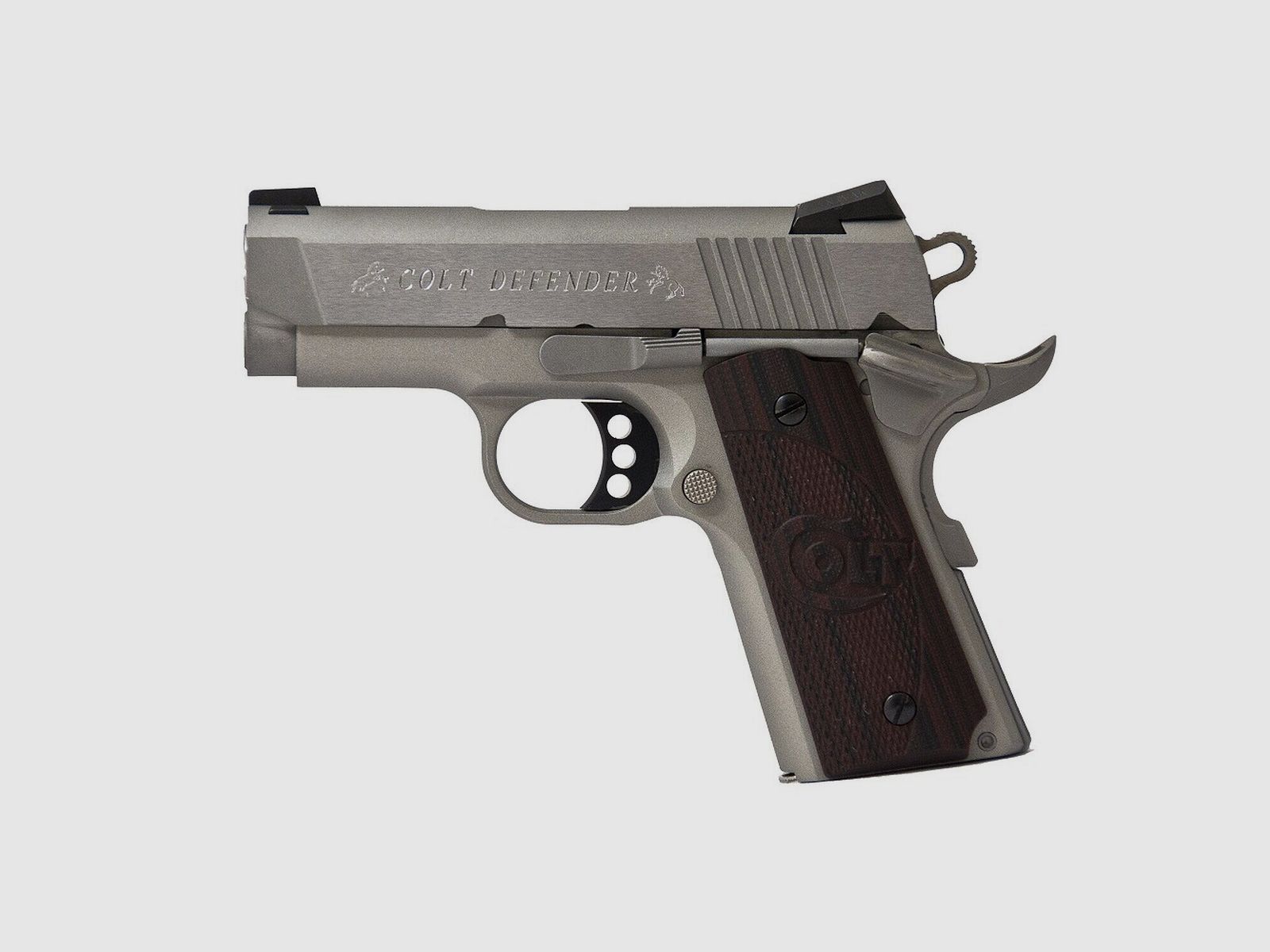 Pistolet Colt Defender .45 ACP 3″ Anodize Stainless