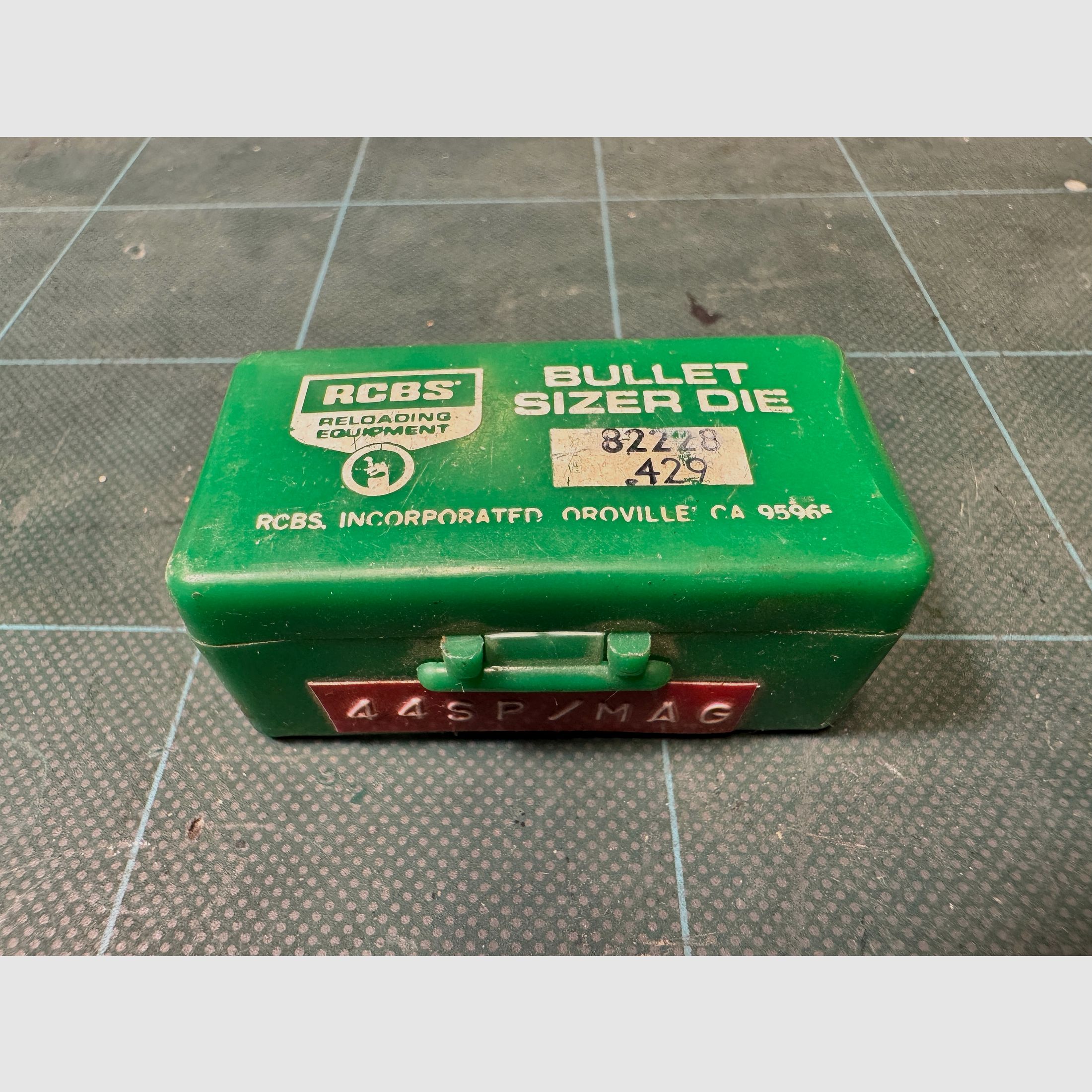 Dual Giesskokille RCBS Bullet Mould caliber 44 Mag 250gr. + Bullet Sizer die 429