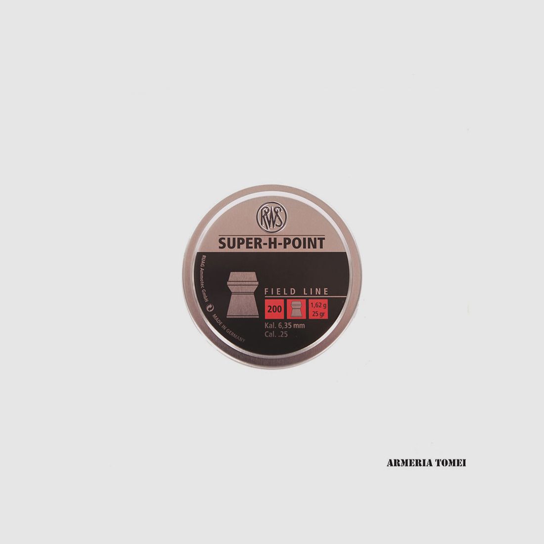 RWS – SUPER – H – POINT – FIELD LINE Kal. 6,35 mm / .25 – 1,62 g / 25 gr konf. 200 St.