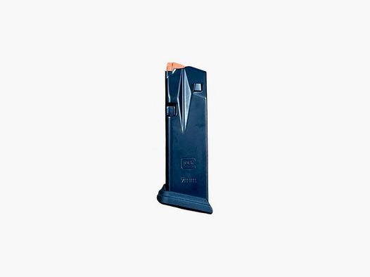 GLOCK 43X 15 Schuss Metallmagazin mit orangefarbenem Aufsatz
