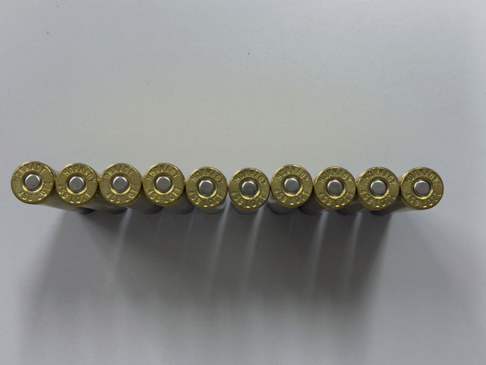 .458 Lott 50 pieces of Hornady cases in a box