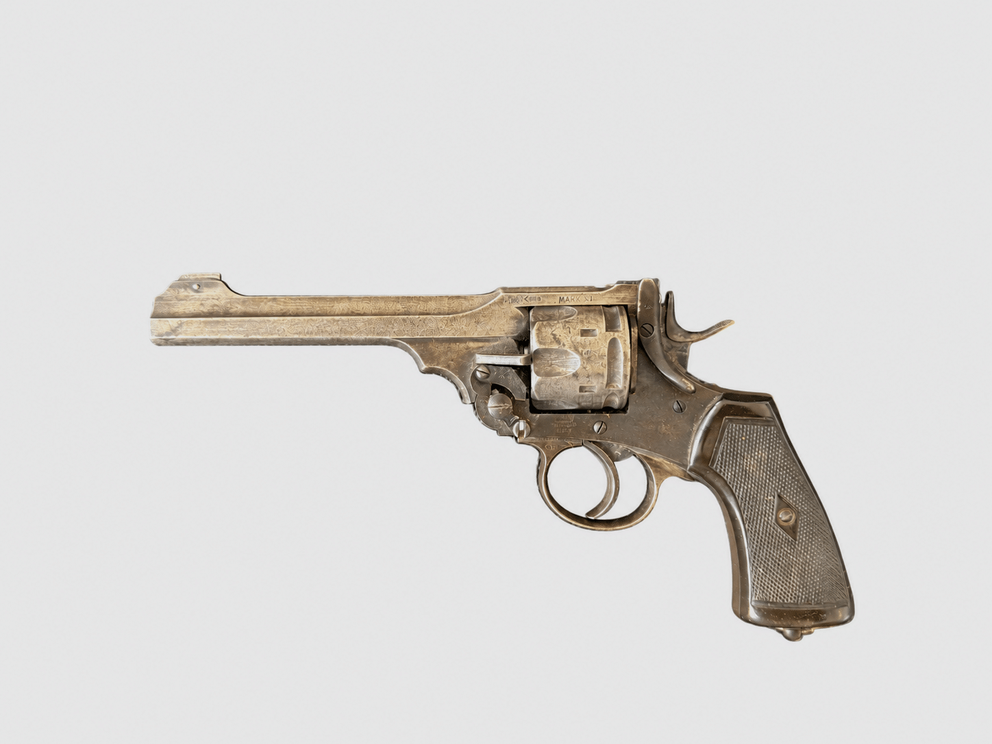 Webley & Scott Mark VI 1917 – .455 Webley incl. holster en cuir, d'occasion, image 1 sur 3