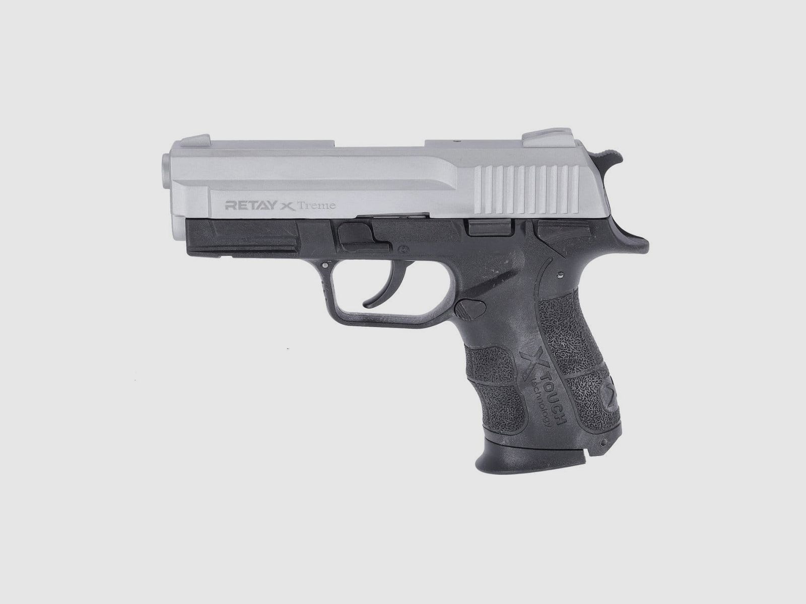 Retay X-Treme Blank Firing Pistol 9 mm P.A.K Nickel