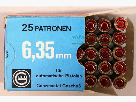Geco - Fürth naboje pistoletowe 6,35 mm/.25 ACP