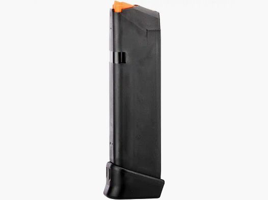 Chargeur Glock G17, G17L et G34 17+2 cartouches, alimentateur orange