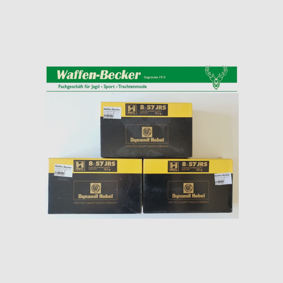 RWS 60 Schuss 8x57 JRS H-Mantel 12,1g