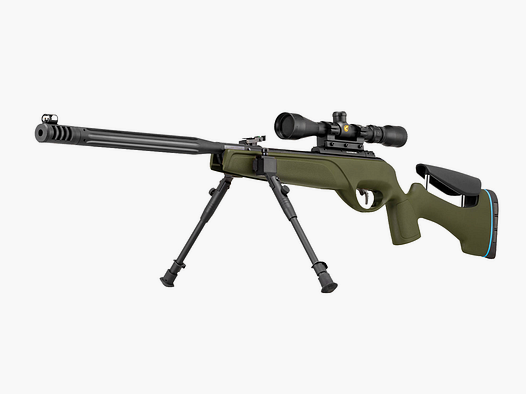 Pack Repetierbüchse Gamo HPA Mi Jungle + Zielfernrohr 3-9x40WR + Zweibein - Kal. 4,5 mm