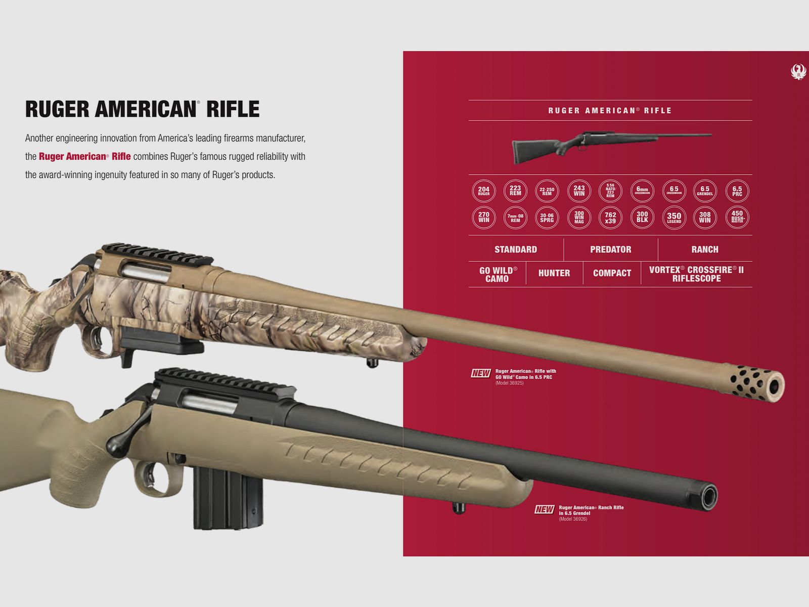 RUGER / CARABINA SEMIAUTOMÁTICA – BOLT ACTION / TODOS LOS MODELOS, imagen 11 de 16