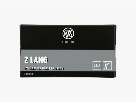RWS .22 lr LANG 29grs / 1,9g
