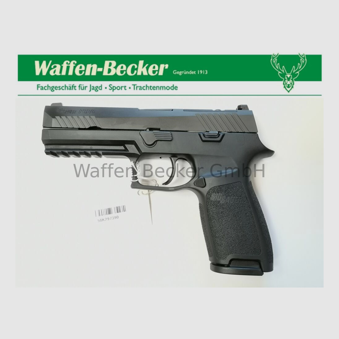 SIG-Sauer SIG-Sauer P320 Full Size OR 17 coups, cal. 9mm Luger, noir