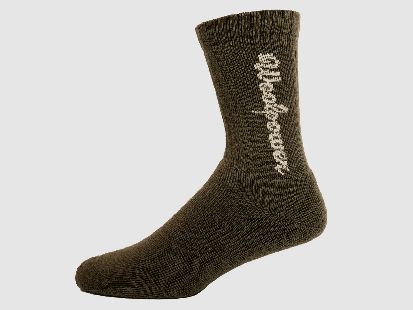 Woolpower Socken 400 Logo (Pine Green)